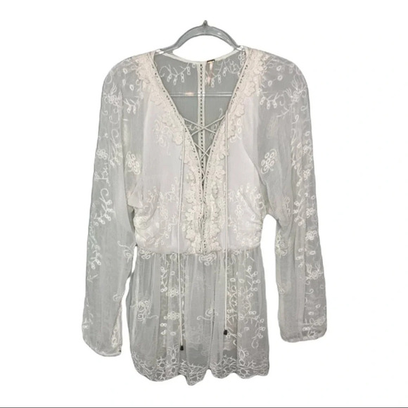 Free People lace top Size xs/tp - Picture 1 of 7